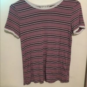 Purple-ish striped shirt 👚